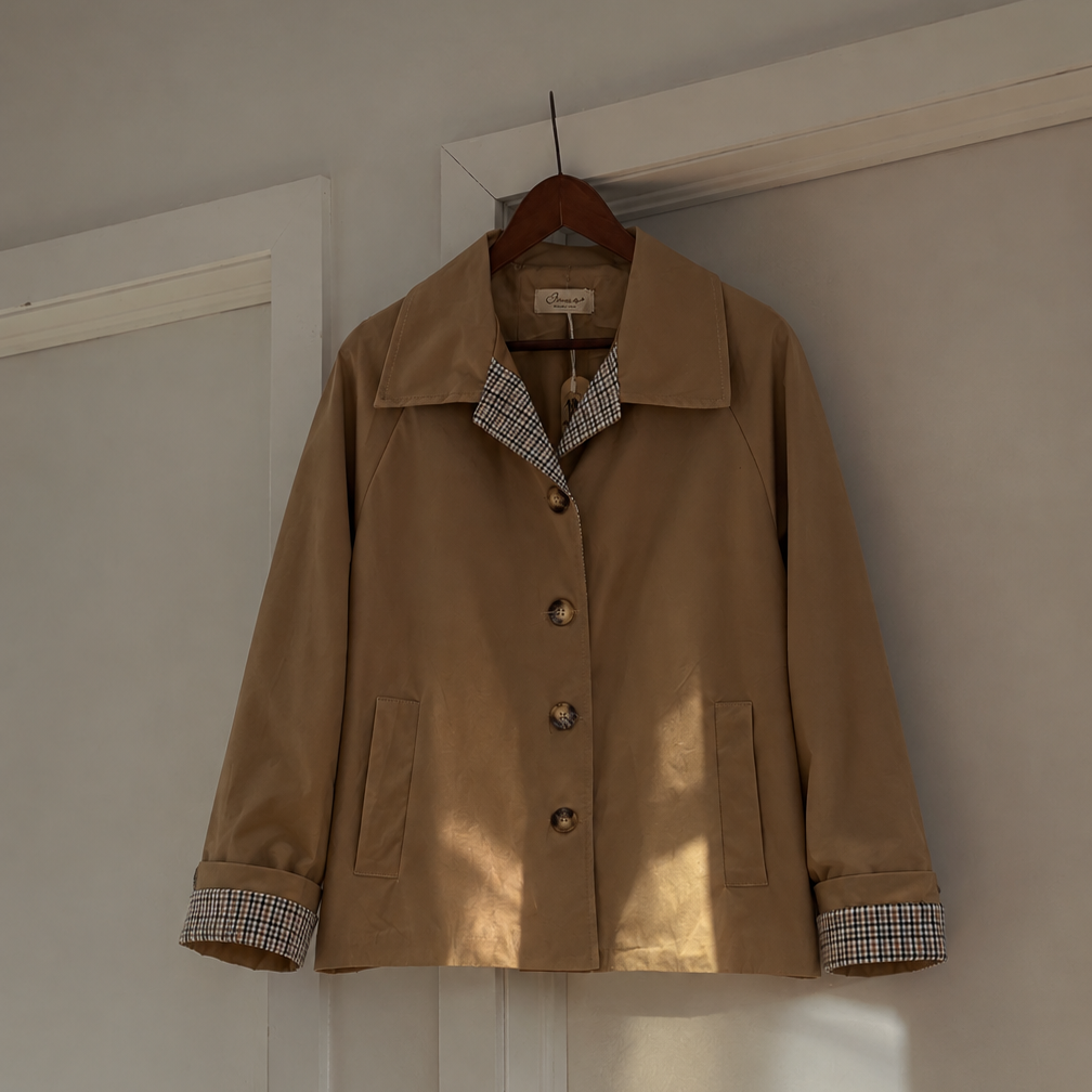 Gabardina "camel"