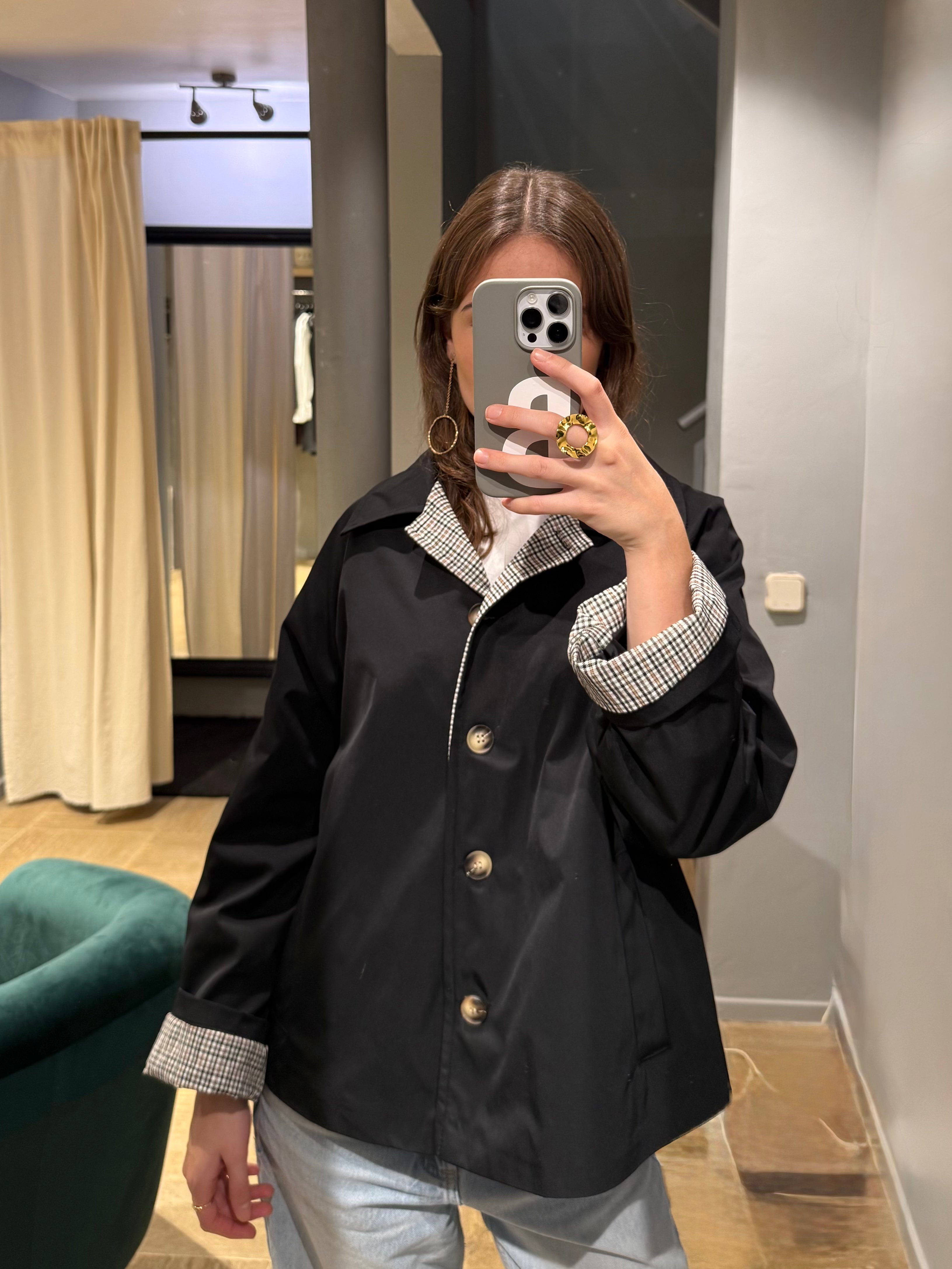Gabardina "medianoche"
