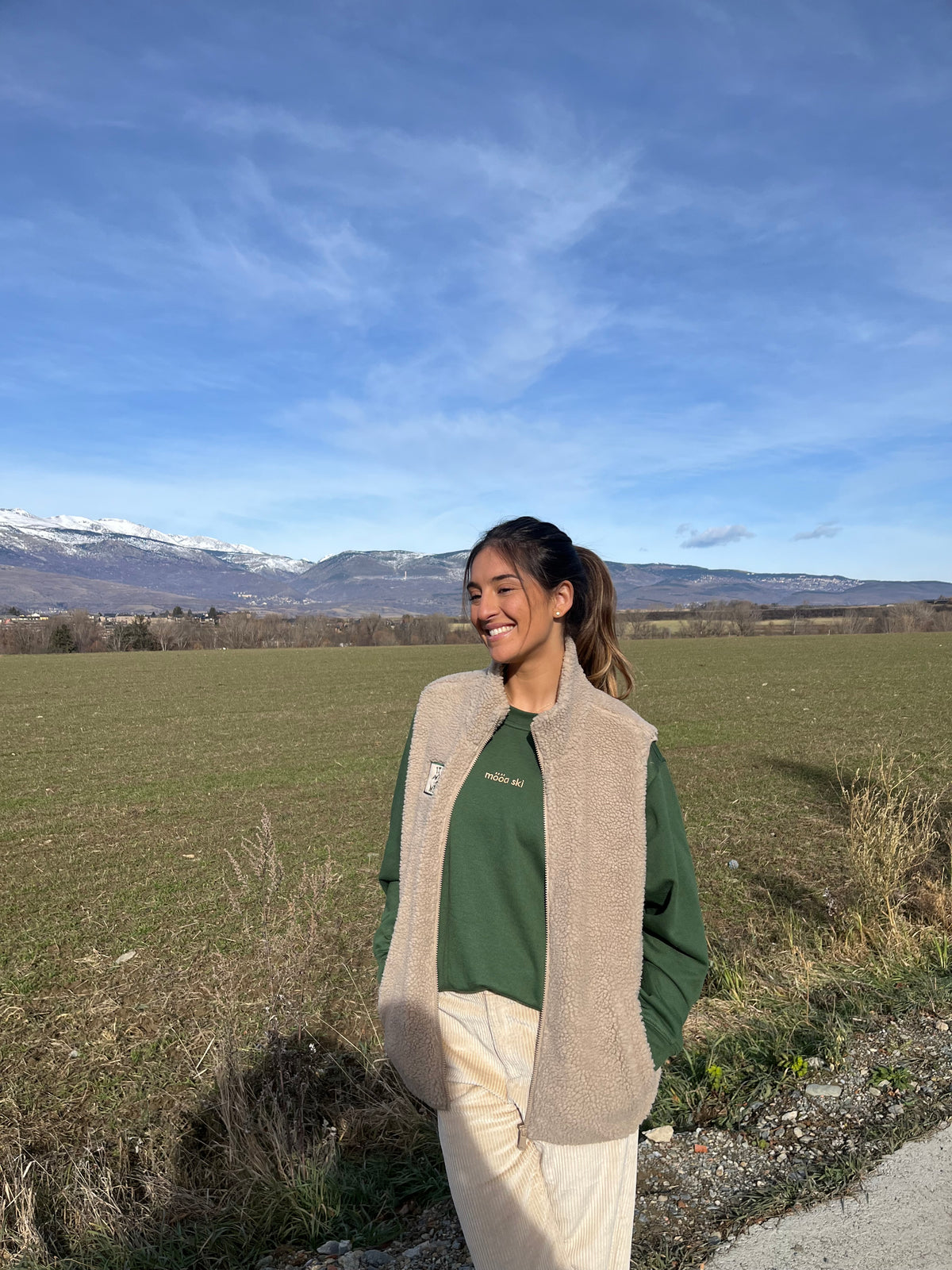 Chaleco "Pyrénées" beige