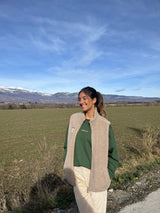 Chaleco "Pyrénées" beige