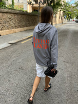 Sudadera "living la vida grey"