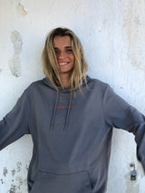 Sudadera "living la vida grey"