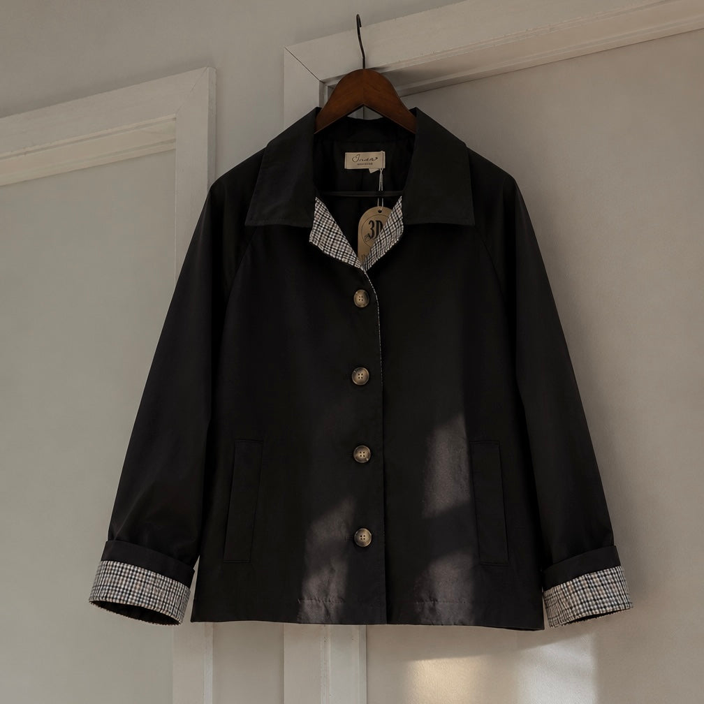 Gabardina "medianoche"