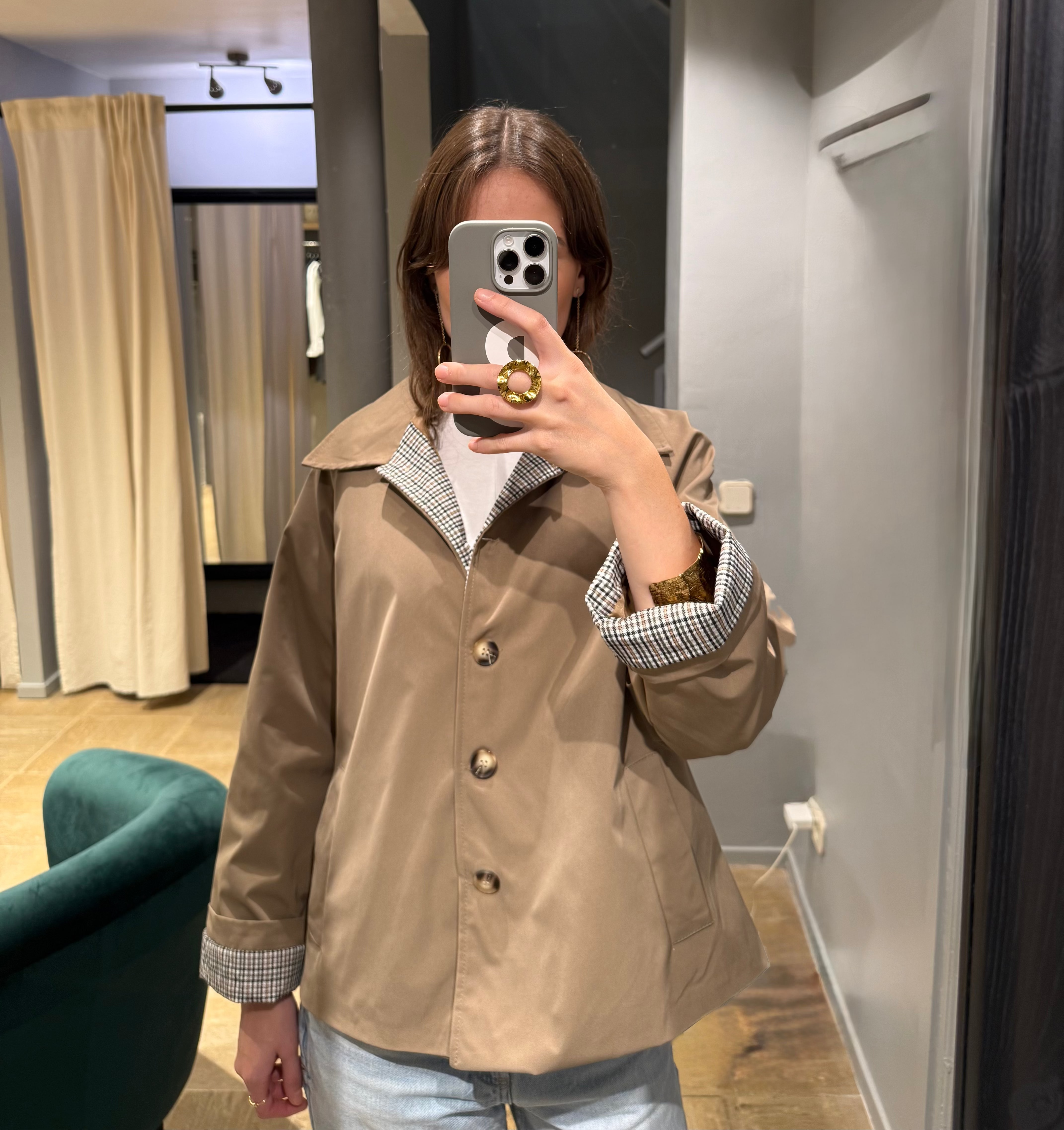 Gabardina "camel"