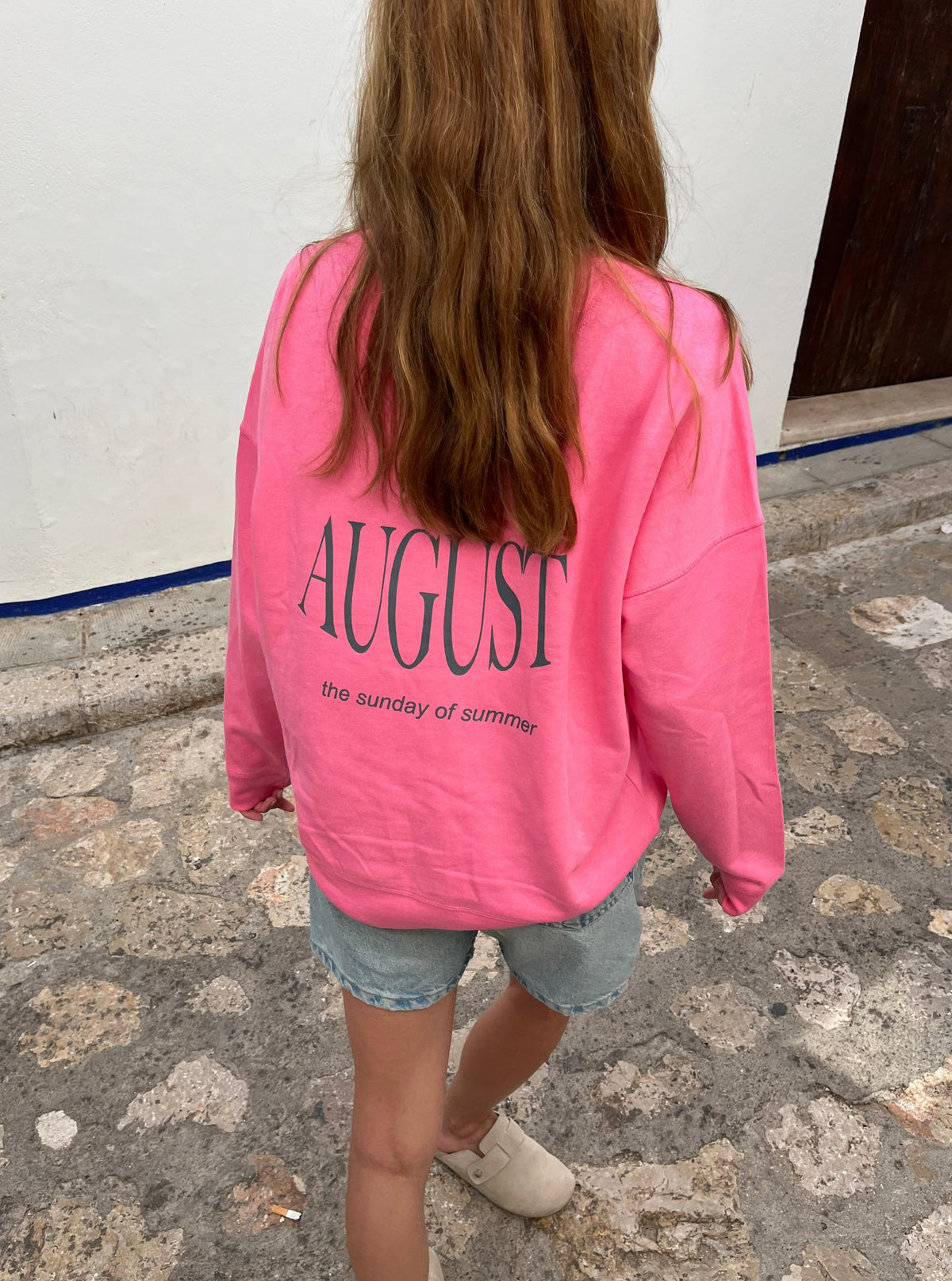 Sudadera "agusto pink"