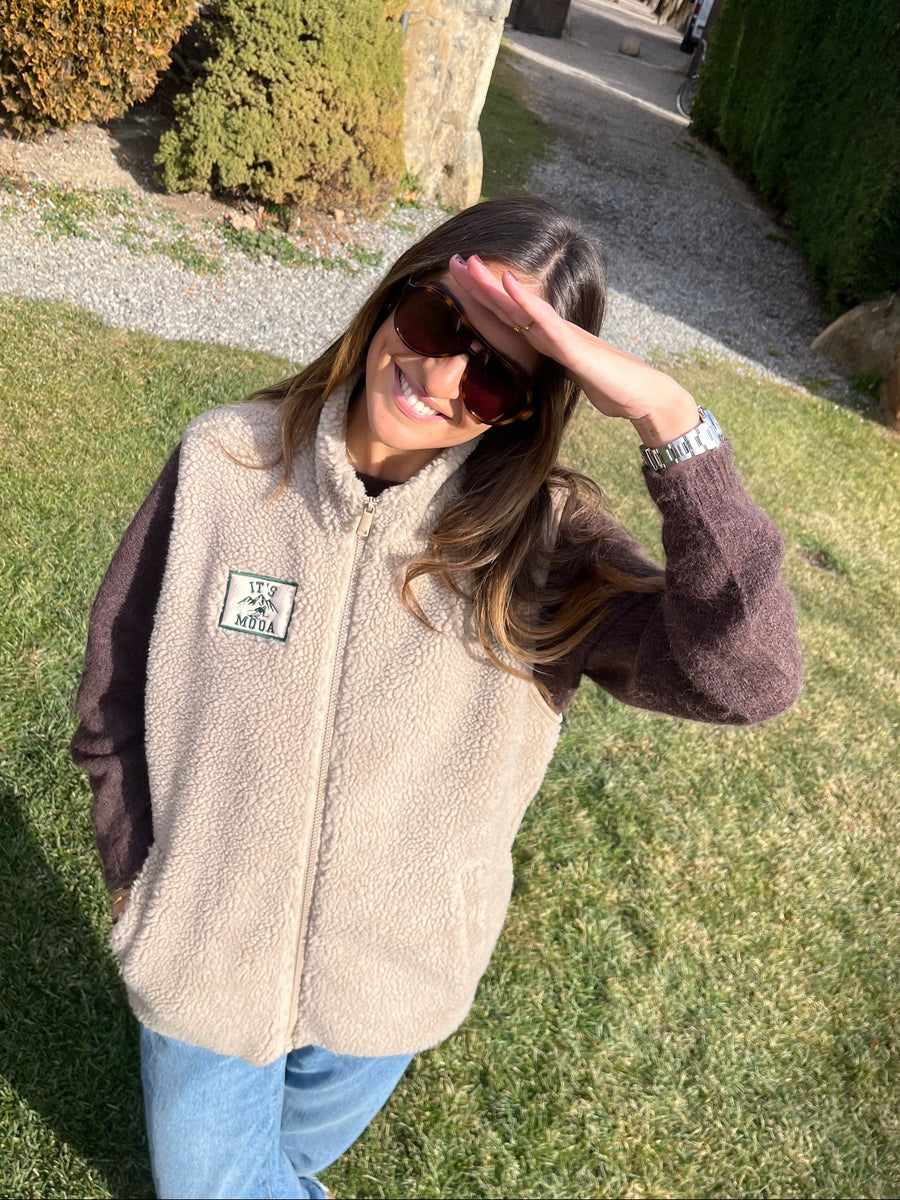Chaleco "Pyrénées" beige