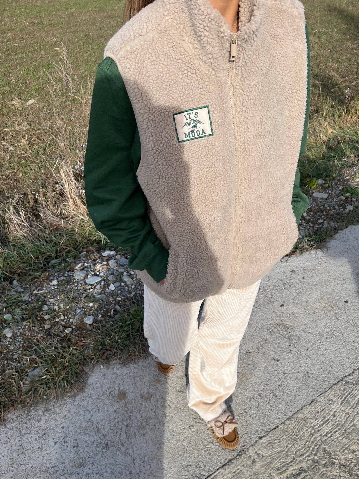 Chaleco "Pyrénées" beige