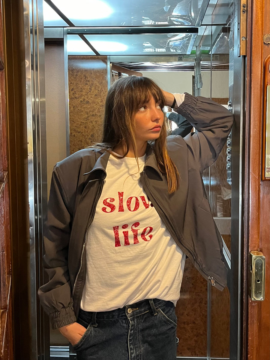 Camiseta "slow life"