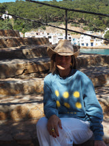 Sudadera "l'eté de ma vie" azul