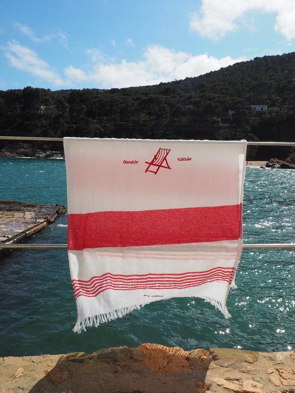 Toalla/pareo "amour salado"
