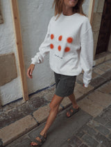 Sudadera "l'eté de ma vie" beige